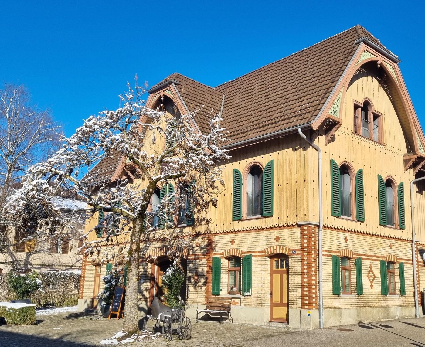 Das historische Bauernhaus des Ristorante il Casale in Wetzikon